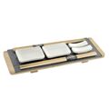 Conjunto de Sushi Dkd Home Decor Bambu Ardósia (9 Pcs) (30 X 10 X 3,5 cm)