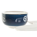 Conjunto de Sushi Dkd Home Decor Bambu Porcelana (33,5 X 34,5 X 9 cm)