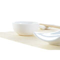 Conjunto de Sushi Dkd Home Decor Bambu Grés (28,5 X 19,5 X 3,3 cm)