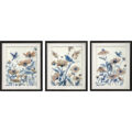 Pintura Dkd Home Decor Bloemen (50 X 2 X 60 cm) (3 Pcs)