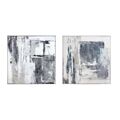 Pintura Dkd Home Decor Abstrato (2 Pcs) (80 X 3 X 80 cm)