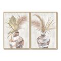 Pintura Dkd Home Decor Vaso (70 X 4 X 100 cm) (2 Pcs)