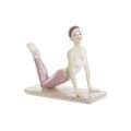 Figura Decorativa Dkd Home Decor Cor de Rosa Resina Yoga (16 X 6 X 13 cm)