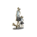 Figura Decorativa Dkd Home Decor Azul Dourado Resina Moderno Família (16 X 9,5 X 24 cm)