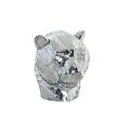 Figura Decorativa Dkd Home Decor Prateado Leopardo Resina (31 X 27 X 32 cm)