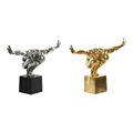 Figura Decorativa Dkd Home Decor Prateado Dourado Resina (38 X 13.5 X 26 cm) (2 Pcs)