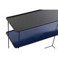 Consola Dkd Home Decor Preto Azul Metal Moderno (70 X 27 X 45 cm) (2 Unidades)