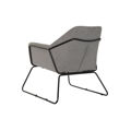 Poltrona Dkd Home Decor Preto Cinzento Metal Poliéster (75 X 76 X 82 cm)