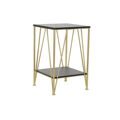 Mesa de Apoio Dkd Home Decor Preto Dourado Metal Madeira (41 X 41 X 63,5 cm)