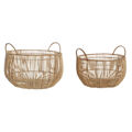 Conjunto de Cestas Dkd Home Decor Rotim (36 X 36 X 27 cm)