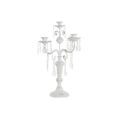 Candelabro Dkd Home Decor Metal Branco Acrílico (41 X 41 X 56,5 cm)