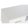 Móvel de Tv Dkd Home Decor Branco Metal Mdf