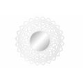 Espelho de Parede Dkd Home Decor Cristal Mdf Branco Mandala índio (90 X 2,5 X 90 cm)