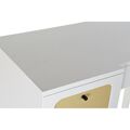 Secretária Dkd Home Decor Abeto Branco Rotim (140 X 50 X 76 cm)