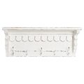 Bengaleiro de Parede Dkd Home Decor Abeto Metal Romântico (80 X 18 X 30 cm)