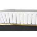 Espelho de Parede Dkd Home Decor Preto Dourado Creme Madeira de Mangueira Moderno (154 X 4 X 92 cm)