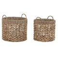 Conjunto de Cestas Dkd Home Decor Fibra (43 X 43 X 43 cm)