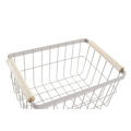 Cesta de Varetas Dkd Home Decor Metal Vintage Pinheiro (30,5 X 20 X 14,5 cm) (2 Unidades)