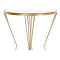 Mesa de Apoio Dkd Home Decor Espelho Dourado Metal (40 X 40 X 55 cm)