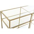 Consola Dkd Home Decor Espelho Cristal Dourado Metal (100 X 38 X 75 cm)