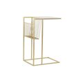 Porta-revistas Dkd Home Decor Espelho Dourado Metal (48 X 35 X 71 cm)