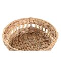 Tabuleiro de Bolso Dkd Home Decor Tropical Fibra Natural (24 X 24 X 9 cm)