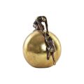 Figura Decorativa Dkd Home Decor Bol Dourado Cobre Resina Pessoas Moderno (25 X 19 X 26 cm)