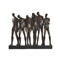 Figura Decorativa Dkd Home Decor Preto Cobre Resina Pessoas Moderno (40 X 10,5 X 34,5 cm)