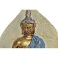 Figura Decorativa Dkd Home Decor Vermelho Azul Dourado Laranja Buda Resina (15,5 X 5 X 20,7 cm) (3 Unidades)