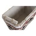 Conjunto de Cestas Dkd Home Decor Poliéster Colonial Fibra (39 X 27 X 24 cm)