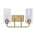 Luminária de Parede Dkd Home Decor Cristal Dourado Metal 220 V 50 W (41 X 17 X 24 cm)