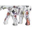 Figura Decorativa Dkd Home Decor Elefante Branco Resina Multicolor (11 X 5 X 9 cm)