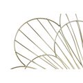 Relógio de Parede Dkd Home Decor Flor Dourado Metal (57 X 4 X 57 cm)