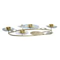 Candelabro Dkd Home Decor Espelho Dourado Metal Menta Waterlily (54 X 33 X 8 cm)