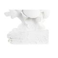 Figura Decorativa Dkd Home Decor Coral Branco Resina Mediterrâneo (28,5 X 16,5 X 42,4 cm)