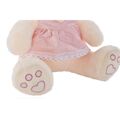 Urso de Peluche Dkd Home Decor Bege Cor de Rosa Poliéster Verde Infantil Urso (2 Unidades)