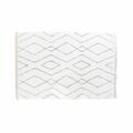 Tapete Dkd Home Decor Branco Cinzento Losangos Scandi ø 9,4 cm 120 X 180 X 3 cm