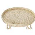 Mesa de Apoio Dkd Home Decor Castanho Bambu