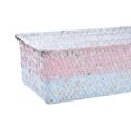 Conjunto de Cestas Dkd Home Decor Poliéster Fibra Boho Mediterrâneo (31 X 16 X 11 cm)