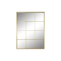 Espelho de Parede Dkd Home Decor Dourado Cristal Ferro Janela 90 X 2 X 120 cm 90 X 1,8 X 120 cm