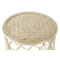 Mesa de Apoio Dkd Home Decor Natural Bambu (40 X 40 X 46 cm)