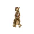 Figura Decorativa Dkd Home Decor Leopardo Resina Colonial (25,5 X 17 X 33 cm)