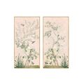 Pintura Dkd Home Decor Oriental (70 X 4 X 140 cm) (2 Unidades)