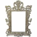 Espelho de Parede Dkd Home Decor Cristal Branco Madeira de Mangueira Decapé (90 X 3 X 135 cm)