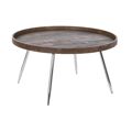 Mesa de Apoio Dkd Home Decor Mdf Aço (78 X 78 X 41,5 cm)