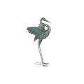 Figura Decorativa Dkd Home Decor Azul Metal Garça (35 X 48 X 83 cm)