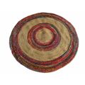 Tapete Dkd Home Decor Poliéster Algodão Multicolor Jute (160 X 160 X 0,7 cm)