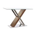 Mesa de Apoio Dkd Home Decor Cristal Aço (120 X 40 X 75 cm)