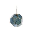 Candeeiro de Teto Dkd Home Decor Cristal Azul Dourado Latão 50 W (28 X 28 X 31 cm)