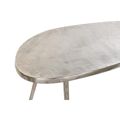 Mesa de Apoio Dkd Home Decor Prateado Alumínio (72 X 36 X 52 cm)